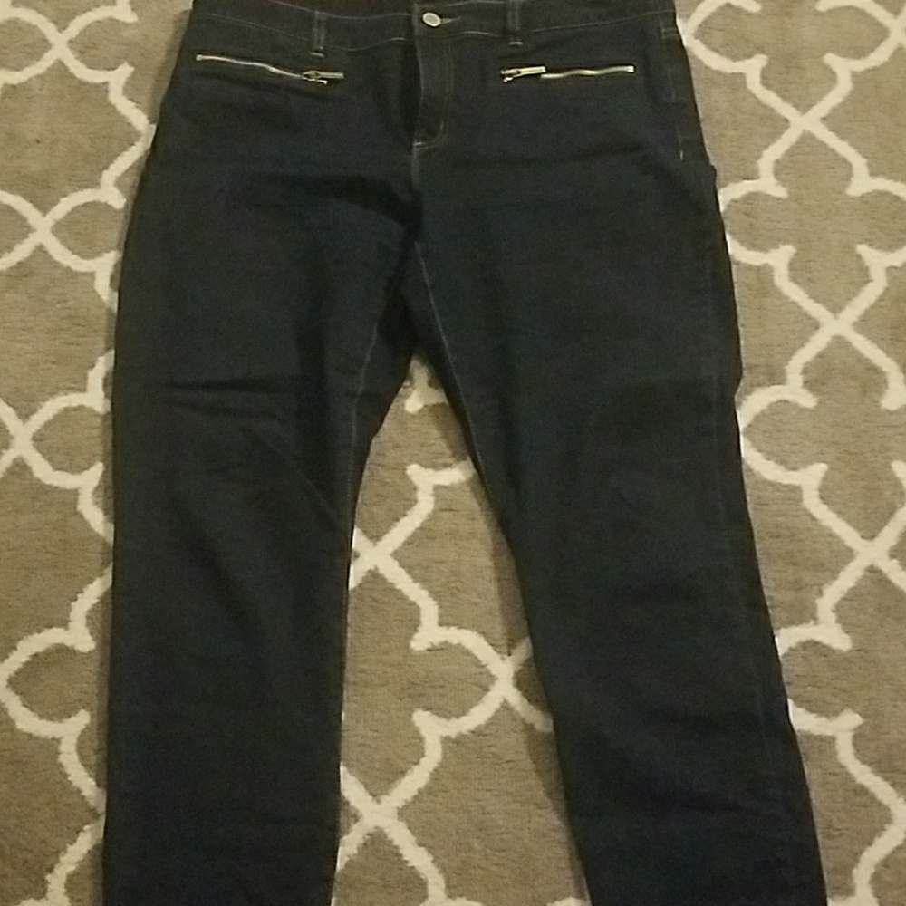 MK dark denim jeans